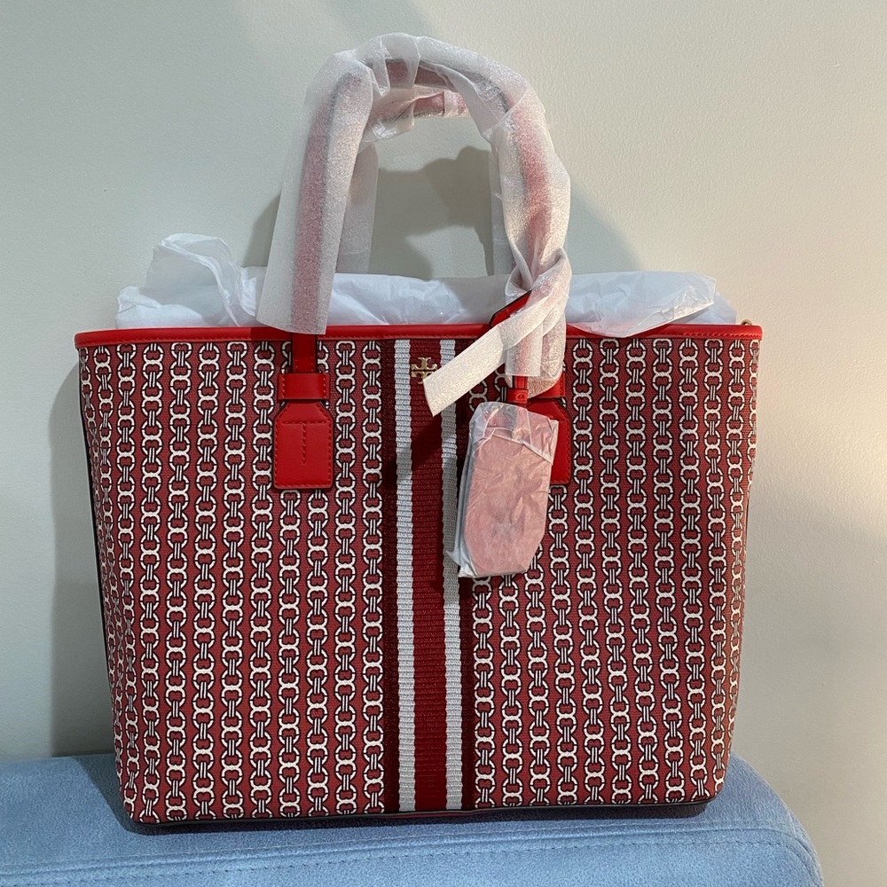 Tory Burch Gemini link small tote NWT